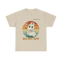 Load image into Gallery viewer, "Boo Boo Crew" 1 - Gildan 5000 Heavy Cotton Tee - PERSONALIZED
