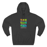 Load image into Gallery viewer, "Teach Compassion. Teach Kindness. Teach Confidence." 3 - Lane Seven LS14001 Premium Hooded Sweatshirt
