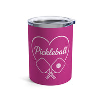 Load image into Gallery viewer, "Pickleball With Heart" 2 - Tumbler 10oz