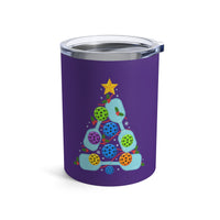 Load image into Gallery viewer, "Pickleball Christmas Tree" 3 - Tumbler 10oz