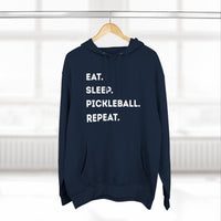 Load image into Gallery viewer, "Eat Sleep Pickleball Repeat" 1 - Lane Seven LS14001 Premium Hooded Sweatshirt