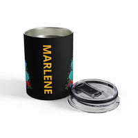 Load image into Gallery viewer, "Pickleball Christmas Tree" 2 - Tumbler 10oz - PERSONALIZED