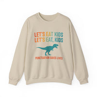 Load image into Gallery viewer, "Let's Eat Kids. Let's Eat, Kids." 1 - Gildan 18000 Crewneck Sweatshirt