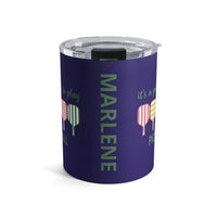 Load image into Gallery viewer, "It's A Good Day To Play Pickleball" 1 - Tumbler 10oz - PERSONALIZED