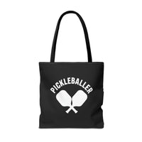 Load image into Gallery viewer, "Pickleballer" 1 - Canvas Tote 18" x 18" - PERSONALIZED