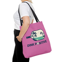 Load image into Gallery viewer, "Dink Positive" 3 - Canvas Tote 18" x 18"