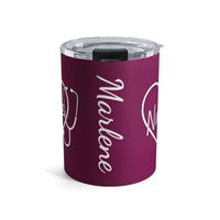 Load image into Gallery viewer, "Nurse Heart Stethoscope" 4 - Tumbler 10oz - PERSONALIZED