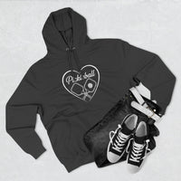 Load image into Gallery viewer, "Pickleball With Heart" 3 - Lane Seven LS14001 Premium Hooded Sweatshirt