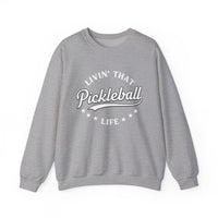 Load image into Gallery viewer, "Livin' That Pickleball Life" 2 - Gildan 18000 Crewneck Sweatshirt