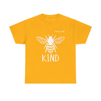 Load image into Gallery viewer, "Bee Kind" 2 - Gildan 5000 Heavy Cotton Tee - PERSONALIZED