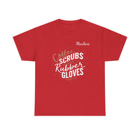 Load image into Gallery viewer, "Coffee Scrubs &amp; Rubber Gloves" 8 - Gildan 5000 Heavy Cotton Tee - PERSONALIZED