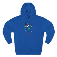 Load image into Gallery viewer, "Pickleball Paddle Santa Hat" 1 - Lane Seven LS14001 Premium Hooded Sweatshirt