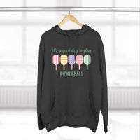 Load image into Gallery viewer, "It's a Good Day To Play Pickleball" 1 - Lane Seven LS14001 Premium Hooded Sweatshirt