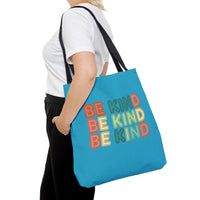 Load image into Gallery viewer, "Be Kind Repeated" 1 - Canvas Tote 18" x 18"