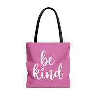 Load image into Gallery viewer, "Be Kind" 2 - Canvas Tote 18" x 18"