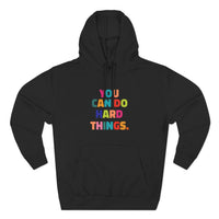 Load image into Gallery viewer, "You Can Do Hard Things" 2 - Lane Seven LS14001 Premium Hooded Sweatshirt Unisex