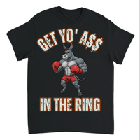 Load image into Gallery viewer, "Get Yo Ass" Boxing - In The Ring 01 - Gildan 5000 Heavy Cotton Tee