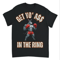 Load image into Gallery viewer, "Get Yo Ass" Boxing - In The Ring 02 - Gildan 5000 Heavy Cotton Tee