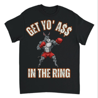 Load image into Gallery viewer, "Get Yo Ass" Boxing - In The Ring 03 - Gildan 5000 Heavy Cotton Tee