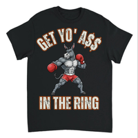 Load image into Gallery viewer, "Get Yo Ass" Boxing - In The Ring 04 - Gildan 5000 Heavy Cotton Tee