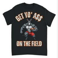 Load image into Gallery viewer, "Get Yo Ass" Football - On The Field 02 - Gildan 5000 Heavy Cotton Tee