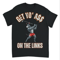 Load image into Gallery viewer, "Get Yo Ass" Golf - On The Links 03 - Gildan 5000 Heavy Cotton Tee