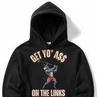 Load image into Gallery viewer, "Get Yo Ass" Golf - On The Links 03 - Lane Seven LS14001 Premium Hooded Sweatshirt