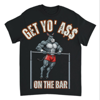 Load image into Gallery viewer, "Get Yo Ass" Gymnastics - On The Bar 03 - Gildan 5000 Heavy Cotton Tee