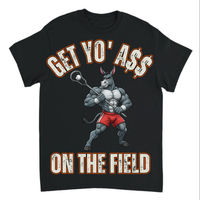 Load image into Gallery viewer, "Get Yo Ass" Lacrosse - On The Field 02 - Gildan 5000 Heavy Cotton Tee