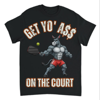 Load image into Gallery viewer, "Get Yo Ass" Pickleball - On The Court 02 - Gildan 5000 Heavy Cotton Tee
