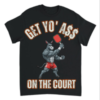 Load image into Gallery viewer, "Get Yo Ass" Pickleball - On The Court 04 - Gildan 5000 Heavy Cotton Tee