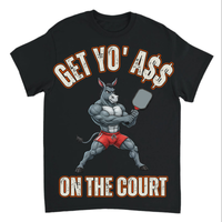 Load image into Gallery viewer, "Get Yo Ass" Pickleball - On The Court 05 - Gildan 5000 Heavy Cotton Tee
