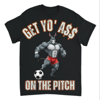 Load image into Gallery viewer, "Get Yo Ass" Soccer - On The Pitch 02 - Gildan 5000 Heavy Cotton Tee