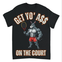Load image into Gallery viewer, "Get Yo Ass" Tennis - On The Court 03 - Gildan 5000 Heavy Cotton Tee
