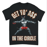 Load image into Gallery viewer, "Get Yo Ass" Track &amp; Field - In The Circle - Discus 04 - Gildan 5000 Heavy Cotton Tee