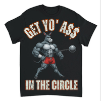 Load image into Gallery viewer, "Get Yo Ass" Track &amp; Field - In The Circle - Hammer 02 - Gildan 5000 Heavy Cotton Tee
