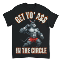 Load image into Gallery viewer, "Get Yo Ass" Track &amp; Field - In The Circle - Shot 03 - Gildan 5000 Heavy Cotton Tee