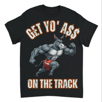 Load image into Gallery viewer, "Get Yo Ass" Track &amp; Field - On The Track 01 - Gildan 5000 Heavy Cotton Tee