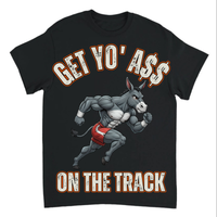 Load image into Gallery viewer, "Get Yo Ass" Track &amp; Field - On The Track 04 - Gildan 5000 Heavy Cotton Tee