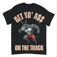 Load image into Gallery viewer, "Get Yo Ass" Track &amp; Field - On The Track 05 - Gildan 5000 Heavy Cotton Tee
