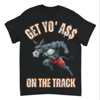 Load image into Gallery viewer, "Get Yo Ass" Track &amp; Field - On The Track 06 - Gildan 5000 Heavy Cotton Tee