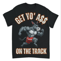 Load image into Gallery viewer, "Get Yo Ass" Track &amp; Field - On The Track 07 - Gildan 5000 Heavy Cotton Tee