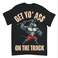 Load image into Gallery viewer, "Get Yo Ass" Track &amp; Field - On The Track - Javelin 04 - Gildan 5000 Heavy Cotton Tee