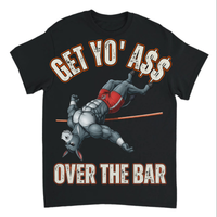 Load image into Gallery viewer, "Get Yo Ass" Track &amp; Field - Over The Bar - High Jump 03 - Gildan 5000 Heavy Cotton Tee
