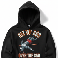 Load image into Gallery viewer, "Get Yo Ass" Track &amp; Field - Over The Bar - High Jump 03 - Lane Seven LS14001 Premium Hooded Sweatshirt