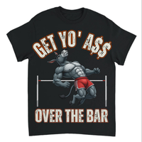 Load image into Gallery viewer, "Get Yo Ass" Track &amp; Field - Over The Bar - High Jump 06 - Gildan 5000 Heavy Cotton Tee