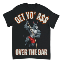 Load image into Gallery viewer, "Get Yo Ass" Track &amp; Field - Over The Bar - Pole Vault 02 - Gildan 5000 Heavy Cotton Tee