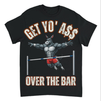 Load image into Gallery viewer, "Get Yo Ass" Track &amp; Field - Over The Bar - Pole Vault 07 - Gildan 5000 Heavy Cotton Tee