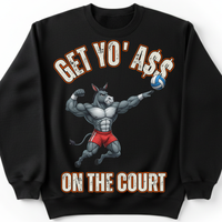 Load image into Gallery viewer, "Get Yo Ass" Volleyball - On The Court 02 - Gildan 18000 Crewneck Sweatshirt