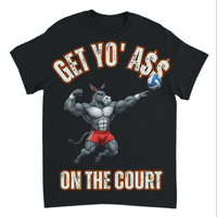 Load image into Gallery viewer, "Get Yo Ass" Volleyball - On The Court 02 - Gildan 5000 Heavy Cotton Tee